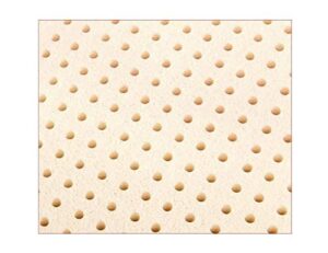 king classic talalay latex topper mattress pad 76x80 (3" thick, 22 ild m soft)