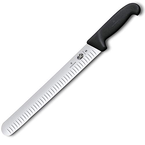 Victorinox 12 Inch Fibrox Pro Slicing Knife with Granton Blade