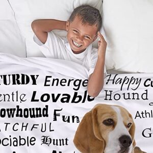 CafePress Beagle Traits Throw Blanket Super Soft Fleece Plush Throw Blanket, 60"x50"