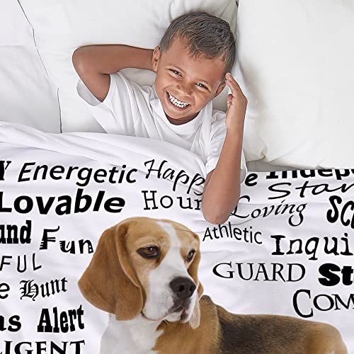 CafePress Beagle Traits Throw Blanket Super Soft Fleece Plush Throw Blanket, 60"x50"