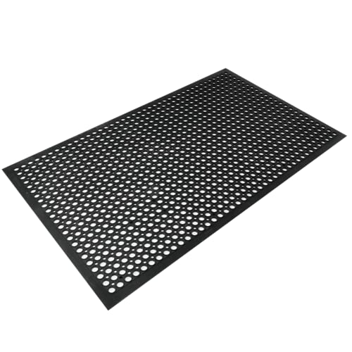 smabee Anti-Fatigue Non-Slip Rubber Floor Mat Heavy Duty Mats 36"x60" for Outdoor Restaurant Kitchen Bar