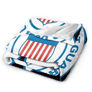 Us Coast Guard Logo Emblemultra-Soft Micro Fleece Blanket Cozy Warm Throw Blanket Suitable for All Living Roomscozy Plush Throw Blankets for Adults Or Kids