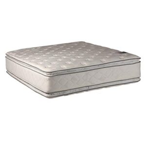 dream sleep serenity 2-sided medium soft pillowtop mattress only with mattress cover protector - orthopedic type, fully assembled, long lasting comfort by dream solutions usa (queen 60"x80"x12")