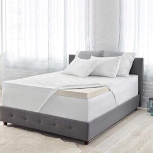 novaform luracor support 3" foam mattress topper, full