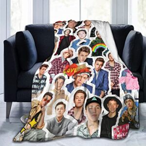 blanket ethan cutkosky as carl gallagher soft and comfortable warm fleece blanket for sofa,office bed car camp couch cozy plush throw blankets beach blankets …