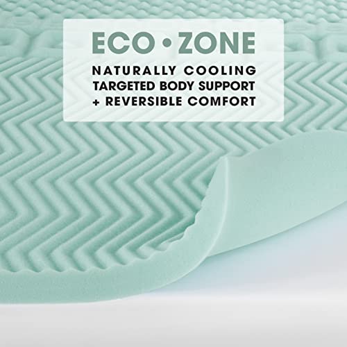 Dream Serenity EcoZone 3" Memory Foam Mattress Topper Queen