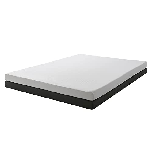 8 inch AeroFusion Memory Foam Mattress/Topper Queen Size,4"+4" Combination Topper in a Box,Medium Firm 2022 Innovative Mattress for Pressure Relief,CertiPUR-US Certified