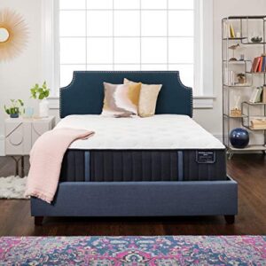 stearns & foster estate 14" hurston luxury firm tight top mattress, 9-inch foundation, queen, hand built in the usa