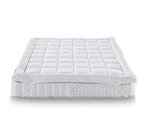 organic cotton cover mattress topper, futon mattress, tatami mat sleeping pad, down alternative featherbed, natural temperature regulating, soft & plush