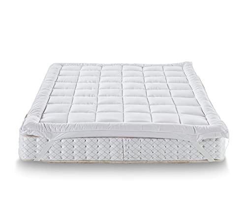 Organic Cotton Cover Mattress Topper, Futon Mattress, Tatami Mat Sleeping Pad, Down Alternative Featherbed, Natural Temperature Regulating, Soft & Plush