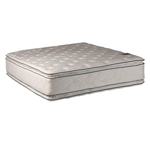 Serenity PillowTop (King Size) Eurotop Double-Sided Mattress Only - Sleep System with Enhanced Cushion Support, Fully Assembled, Orthopedic, Longlasting Comfort