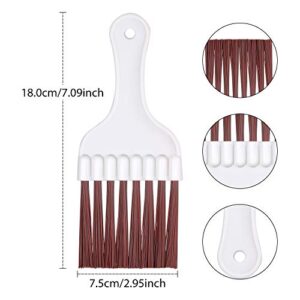 4 Pieces Air Conditioner Condenser Fin Cleaning Brush Coil Condenser Brush Fin Comb Stainless Steel Air Refrigerator Fin Cleaner Whisk Brush, 3 Styles