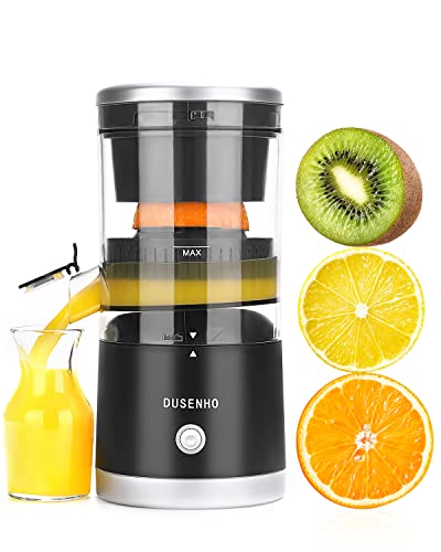 Electric Juicer Rechargeable - Citrus Juicer Machines with USB and Cleaning Brush Portable Juicer for Orange, Lemon, Grapefruit