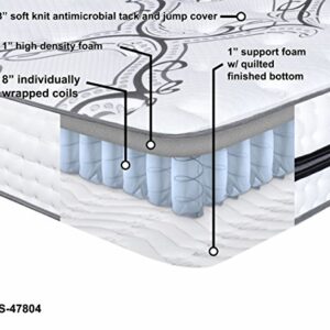 Spectra Orthopedic Mattress Select 12 Inch Extra Firm Quilted-top Pocketed Coil Mattress