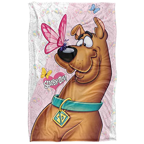 Scooby Doo Butterfly Silky Touch Super Soft Throw Blanket 36" x 58",Butterfly