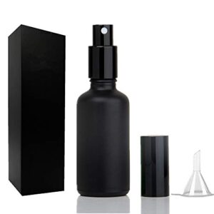 cocktail atomizer sprayer - 1.7oz / 50ml, cocktail mister vermouth spritzer bitters spray bottle for cocktails portable perfume refillable sprayer, sc008 (black)