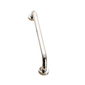 CRODY Bath Wall Attachment Handrails Grab Bar Rails Bathroom Grab Bars, round Armrests, Foldable Wall-Mounted Straight Hair Towel Rack, Sturdy Stainless Steel Shower Safety Handle for Bathtub, Toilet/