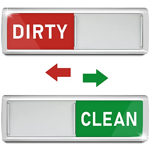 Dirty Clean Dishwasher Magnet,Dishwasher Magnet Clean Dirty Sign Magnet for Dishwasher Dish Bin That Says Clean or Dirty Dish Washer Refrigerator for Kitchen Organization and Storage Necessities