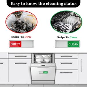 Dirty Clean Dishwasher Magnet,Dishwasher Magnet Clean Dirty Sign Magnet for Dishwasher Dish Bin That Says Clean or Dirty Dish Washer Refrigerator for Kitchen Organization and Storage Necessities