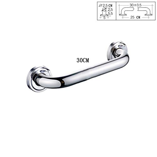 CRODY Bath Wall Attachment Handrails Grab Bar Rails Grab Bar,Safety Toilet Barrier-Free Bathroom Handrail,Shower Non-Slip Aids Towel Rack, Bathroom Balance Grip for Elderly,Disabled/50Cm