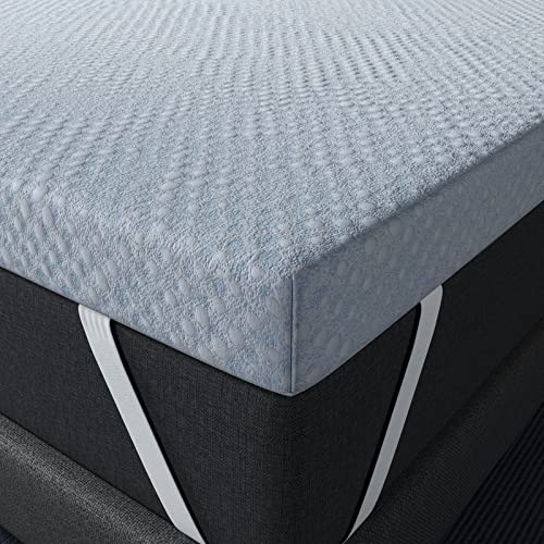 BedStory 3 Inch Memory Foam Mattress Topper Full Size, Pain Relief Gel-Infused Cooling Pad, Firm Bed Topper with Skin-Friendly Bamboo Cover, Non-Slip, CertiPUR-US Certified, Kid Elder Couple