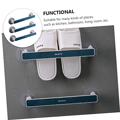 Holibanna 6 Pcs Slippers Storage Rack Metal Clothing Rack Wall Mount Clothing Rack Metal Storage Rack Shoe Storage Organizer Shoe Organizer Adhesive Shoe Rack Towel Storage Rack Towel Rack