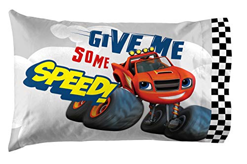 Jay Franco Nickelodeon Blaze Fast Track 3 Piece Twin Sheet Set, 39" x 75"