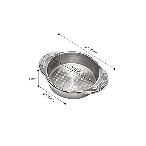 Stainless Steel Food Tin Strainer, Can Press Strainer, Best for Canned Tuna