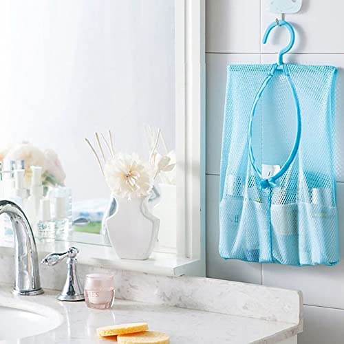 Clothespin Bag Hanging Mesh Storage Bags Bathroom Organizer Multipurpose Sundries Pouch