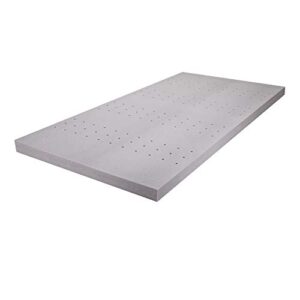 vlaven 3-inch-twin pad, mattress topper, black