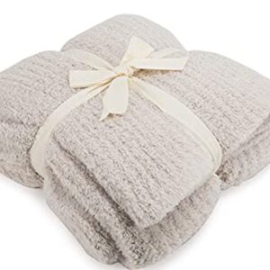 Barefoot Dreams CozyChic Ribbed Throw Almond One Size