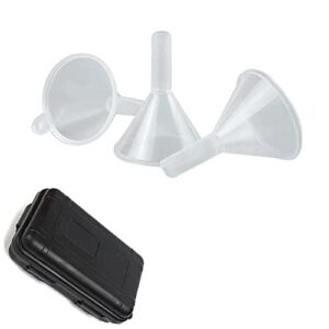 funnels kitchen 3 piece set - kitchen funnel set with holders funnels (with box)