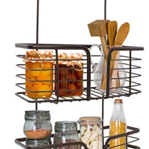 Over The Cabinet Door Iron Bathroom Pantry Organization Shelves Laundry Room Storage Kitchen Rack Shelf Space Saver