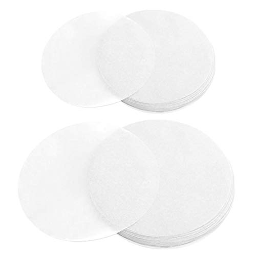 Ergonflow 100 Sheets Parchment Paper Rounds 6" and 8" Diameter-Non-Stick Cake Pan Liner Circles,Cookie Baking Sheets,Precut for Cake Baking, White