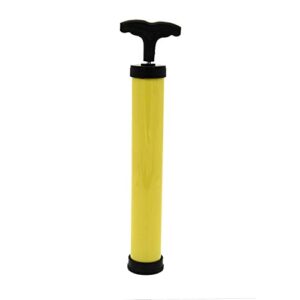 lobonbo compact size manual vacuum bag space saver saving seal compressed storage bag pump compact hand air vacuum pump(black & yellow)