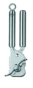 rosle stainless steel can opener with pliers grip, 7-inch