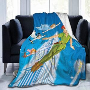 handidi pe-ter p-an warm comfortable and soft sherpa flannel throw blanket, suitable for all seasons various sizes suitable for men women and children