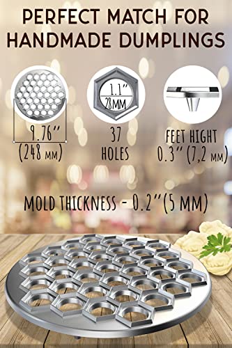 Russian Ravioli Maker Dumplings Mold - Pelmeni Maker - Pelmeni Metal Mold - Pelmeni Meat Dumplings - Dumplings Maker - Siberian Pelmeni Meat - Dumpling Maker Machine - Ravioli Cutter 1302439