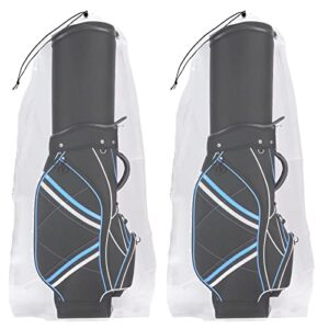 dust cover big plastic drawstring bags multi-purpose for storage and keeping golf's bag good for household organizing reusable set of 2