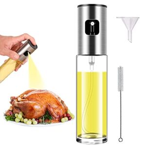 zereooy oil sprayer for cooking olive oil sprayer mister for air fryer vegetable vinegar oil portable mini kitchen gadgets for baking,salad,grilling,bbq,roasting (one piece)