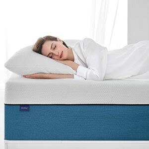 molblly twin size mattress, 8 inch cooling-gel memory foam mattress in a box,fiberglass free, breathable bed mattress for cooler sleep supportive & pressure relief， 39" x 75" x 8"