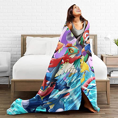 Anime Blanket Merch Ultra Soft Throw Blanket Warm Bed Blanket for Travelling Camping Living Room Sofa Bedroom Decor Gifts（40"x30" Style-1）