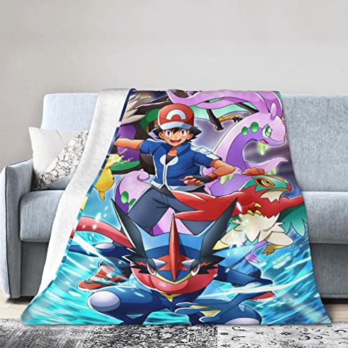 Anime Blanket Merch Ultra Soft Throw Blanket Warm Bed Blanket for Travelling Camping Living Room Sofa Bedroom Decor Gifts（40"x30" Style-1）