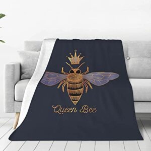 queen bee full fleece throw cloak wearable blanket flannel fluffy comforter quilt nursery bedroom bedding king size plush soft cozy air conditioner blanket