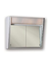 specialty flair surface mount cabinet in white baked enamel width: 24"