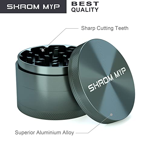 SKROM MYP Grinder Large 3 Inch Gray