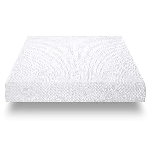 PrimaSleep 6 inch Smooth Top Foam Mattress Sleep Sets, Queen, White