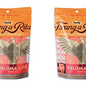 Twang-a-Rita Rimming Salt Varieties - 4 ounce pouch - (2 pack) (Paloma Love (Grapefruit))