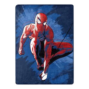 northwest spider-man spidey splash silk touch throw blanket, 46" x, 60"