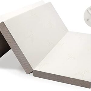 Milliard Tri-Folding Memory Foam Foldable Memory Foam Mattress with Washable Cover, Queen Size (78"x58"x6")